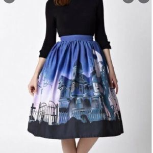 Unique vintage haunted house skirt